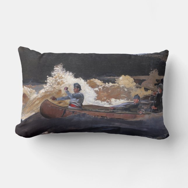 Coussin Rectangle Tirer sur les rapides (Recto)