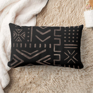 Coussin Rectangle Tissu de boue africain