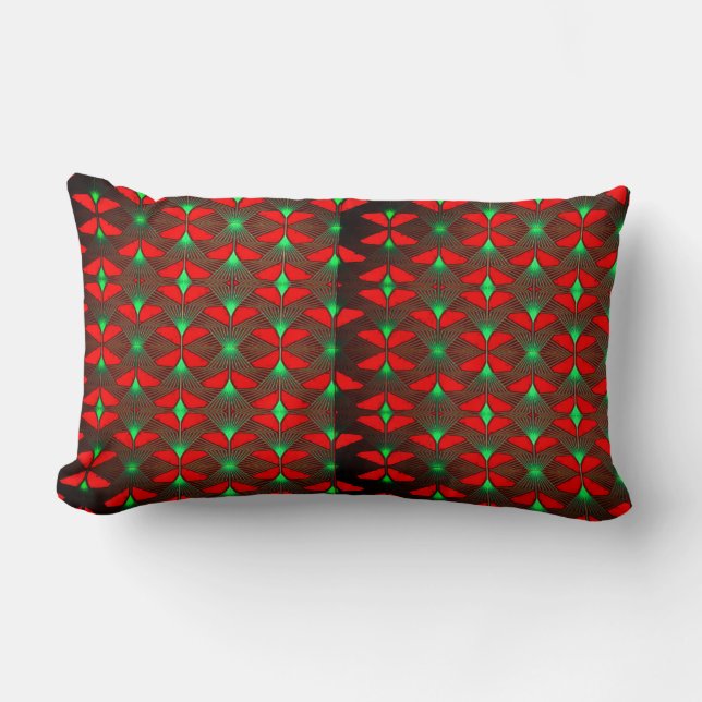 Coussin Rectangle Tissu : Polyester brossé Faites une déclaration sa (Recto)