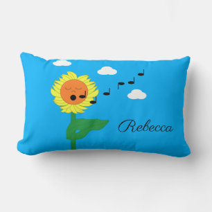 Coussin Rectangle Tournesol chantant