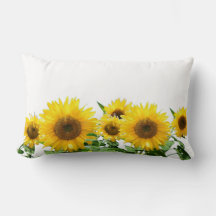 Tournesols sur fond blanc
