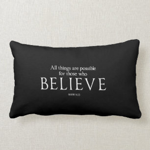 Coussin Rectangle Toutes les choses sont possibles à ceux qui