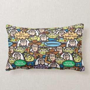 Coussin Rectangle Toy Story  Motif de jouet mou