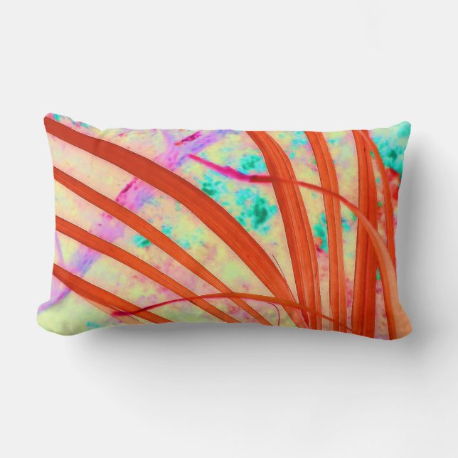 Coussin Rectangle Traces rouge (Recto)