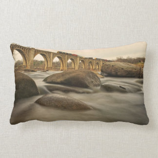 Coussin Rectangle Train au-dessus de James River