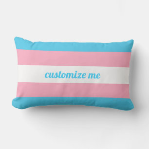 Coussin Rectangle Transgenre Rainbow Custom