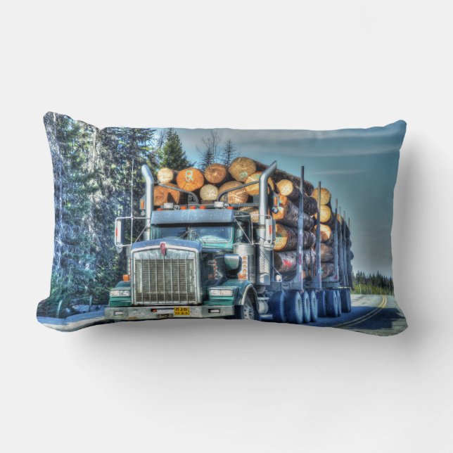 Coussin Rectangle Transport lourd de notation Gift5 de camion de (Recto)