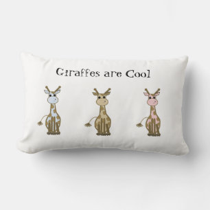 Coussin Rectangle Trois girafes cool