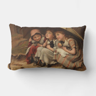 Coussin Rectangle Trois petits chatons (par Joseph Clark)