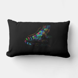 Coussin Rectangle Tropique Reptile Zoo Keeper Idée cadeau Iguana Pre