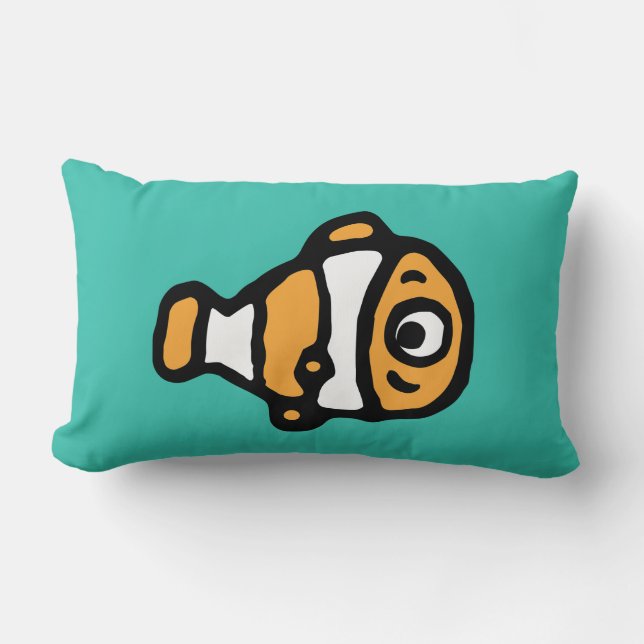 Coussin Rectangle Trouver Dory| Caricature Nemo (Recto)