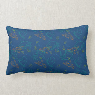 Coussin Rectangle Trouver Dory Sketch Motif de marine