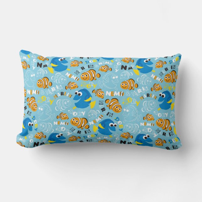 Coussin Rectangle Trouver Nemo| Motif Dory et Nemo (Recto)