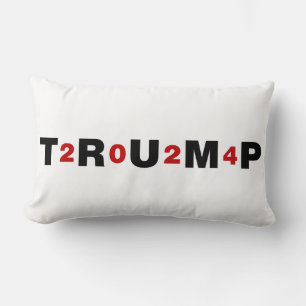 Coussin Rectangle Trump 2024 Rouge