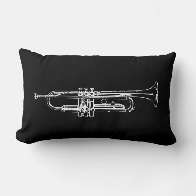 Coussin Rectangle Trumpet (Recto)