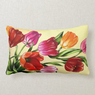 Coussin Rectangle Tulipes