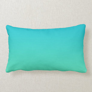 Coussin Rectangle "Turquoise Ombre"