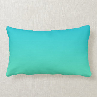 Coussin Rectangle "Turquoise Ombre"