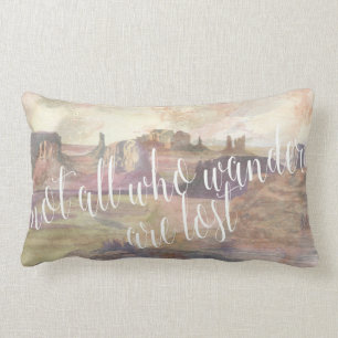 Coussin Rectangle Typographie IV d'aventure