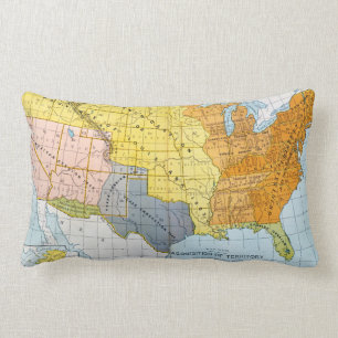 COUSSIN RECTANGLE U.S. CARTE, 1776-1884