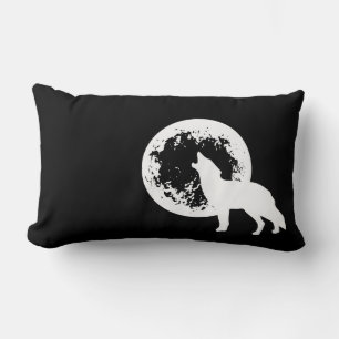 Coussin Rectangle Une lune de loup