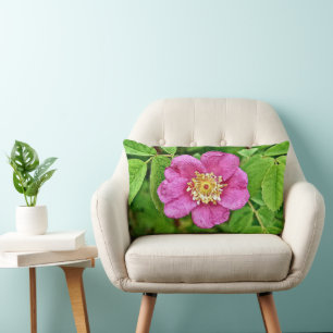Coussin Rectangle Une rose sauvage