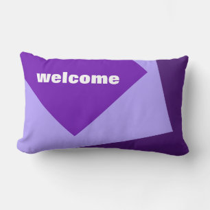 Coussin Rectangle Uniquement Arrière - plan couleur - violet violet