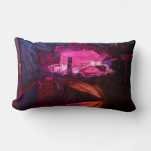 Urban Haze - Artistic Throw Pillow