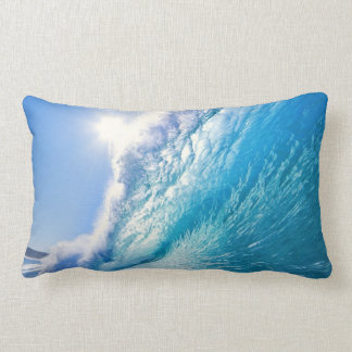 Coussin Rectangle Vague bleue