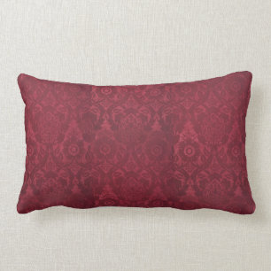 Coussin Rectangle Velours embouteillé de l'Vintage William Morris Ac