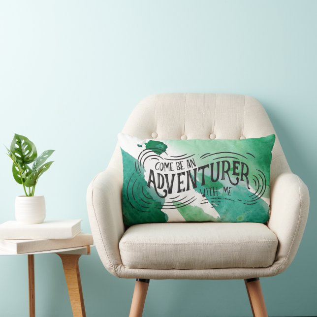 Coussin Rectangle Venez Être Un Aventurier Avec Moi (Chaise)