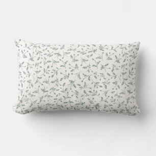 Coussin Rectangle Vert sauge Moderne Ferme Maison Bouquets de Margue