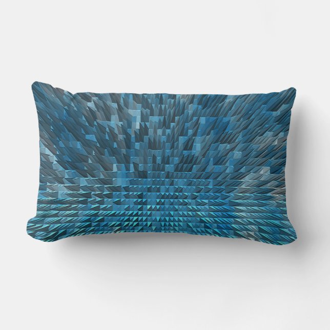 Coussin Rectangle Ville bleue...... (Recto)