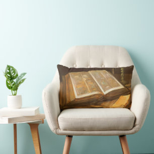 Coussin Rectangle Vincent van Gogh - Nature morte avec Bible