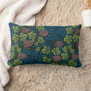 COUSSIN RECTANGLE VINE ET GRAPES MOTIF