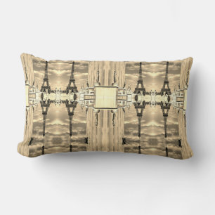 Coussin Rectangle Vintage France Paris Tour Eiffel Palais Chaillot