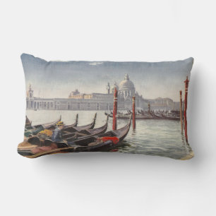 Coussin Rectangle Vintage Italie Carte postale Venise Grand Canal