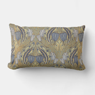 Coussin Rectangle Vintage Walter Crane Tulip Art Décoratif 