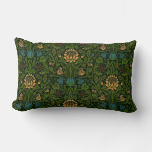 Coussin Rectangle Vintage William Morris Violet et Columbine