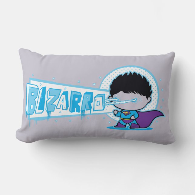 Coussin Rectangle Vision arctique de Chibi Bizarro (Recto)