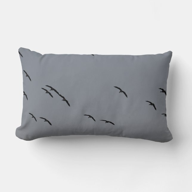 Coussin Rectangle Vol du soir (Recto)