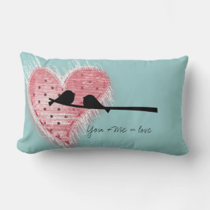 Coussin Rectangle Vous + Moi = Amour