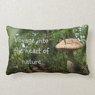 Coussin Rectangle Voyagez dans le carreau de nature