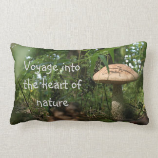 Coussin Rectangle Voyagez dans le carreau de nature