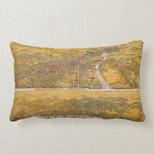 Coussin Rectangle Vue de Los Angeles, 1894