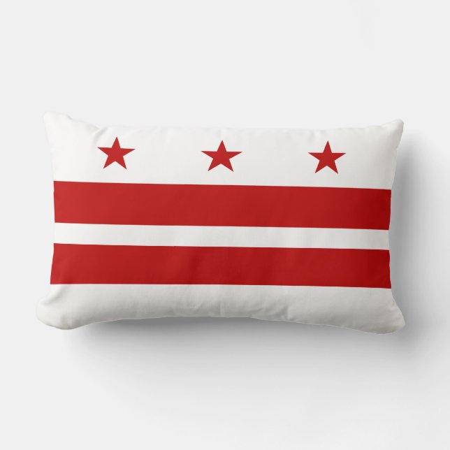 Coussin Rectangle Washington D.C. Flag classique (Recto)