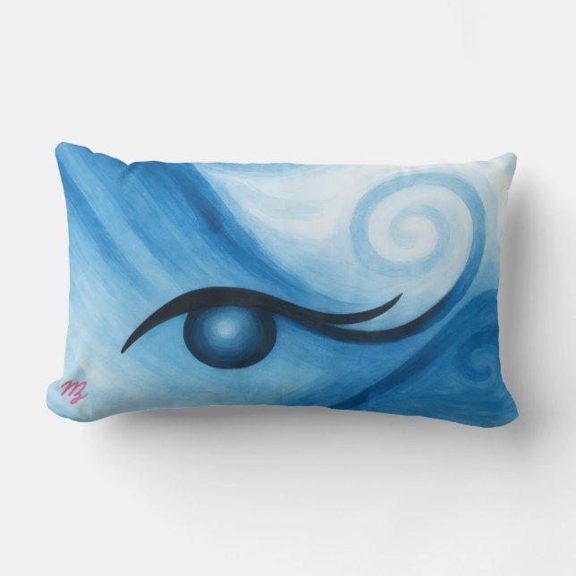 Coussin Rectangle Water Eye (Recto)