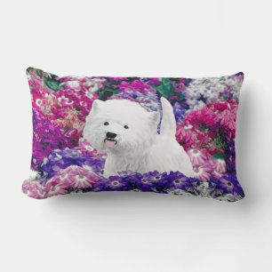 Coussin Rectangle West Highland White Terrier Peinture Chien Art