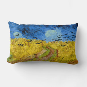Coussin Rectangle Wheatfield with crows - Vincent Van Gogh (1890)