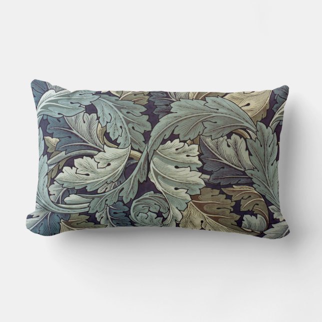 Coussin Rectangle William Morris Acanthus Feuilles (Recto)